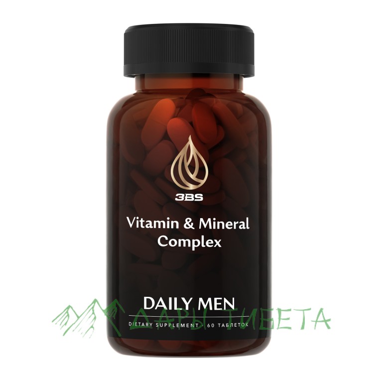 3bs Daily Men комплекс витаминов для мужчин, 60 табл.